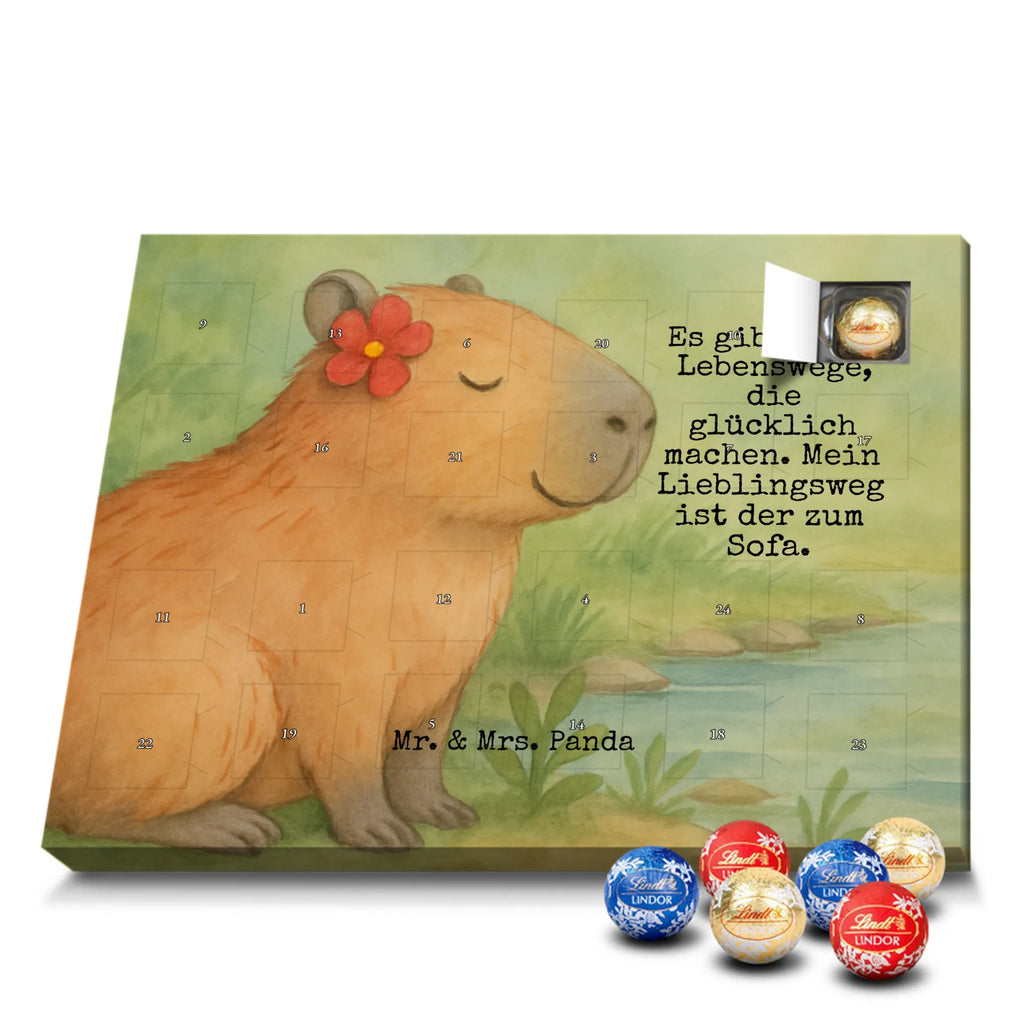 Chocolate advent calendar Capybara flower Design gift ideas, gifts, card, animal lover, special gifts, good mood, funny sayings, hand drawn, cute animal motives, cute, small animals