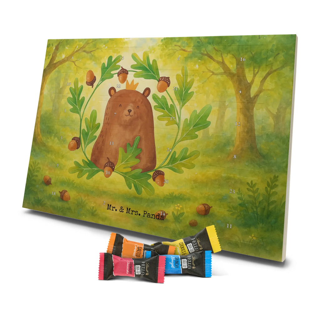 Chocolate advent calendar bear king Design teddy bear, cuddly toy, Father, best daddy, Father's Day, Daddy Bear, world best daddy