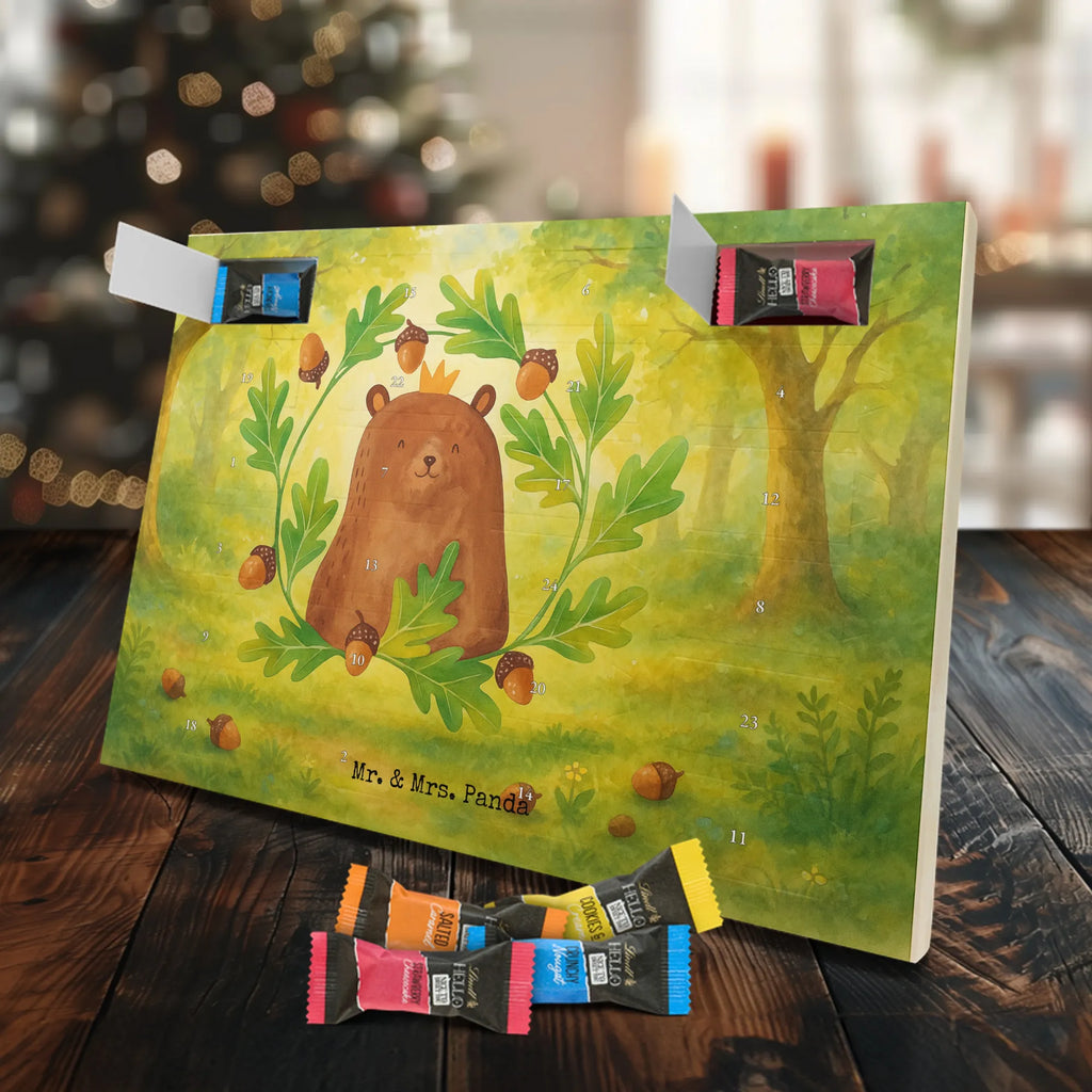 Chocolate advent calendar bear king Design teddy bear, cuddly toy, Father, best daddy, Father's Day, Daddy Bear, world best daddy