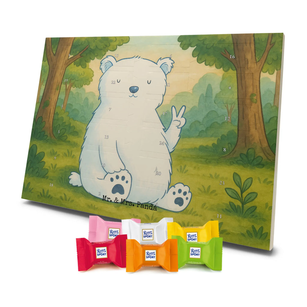 Chocolate advent calendar Icebear Lazy Design teddy bear, cuddly toy, office job, lazy, North Pole, work, relaxing, workplace, Polar bear