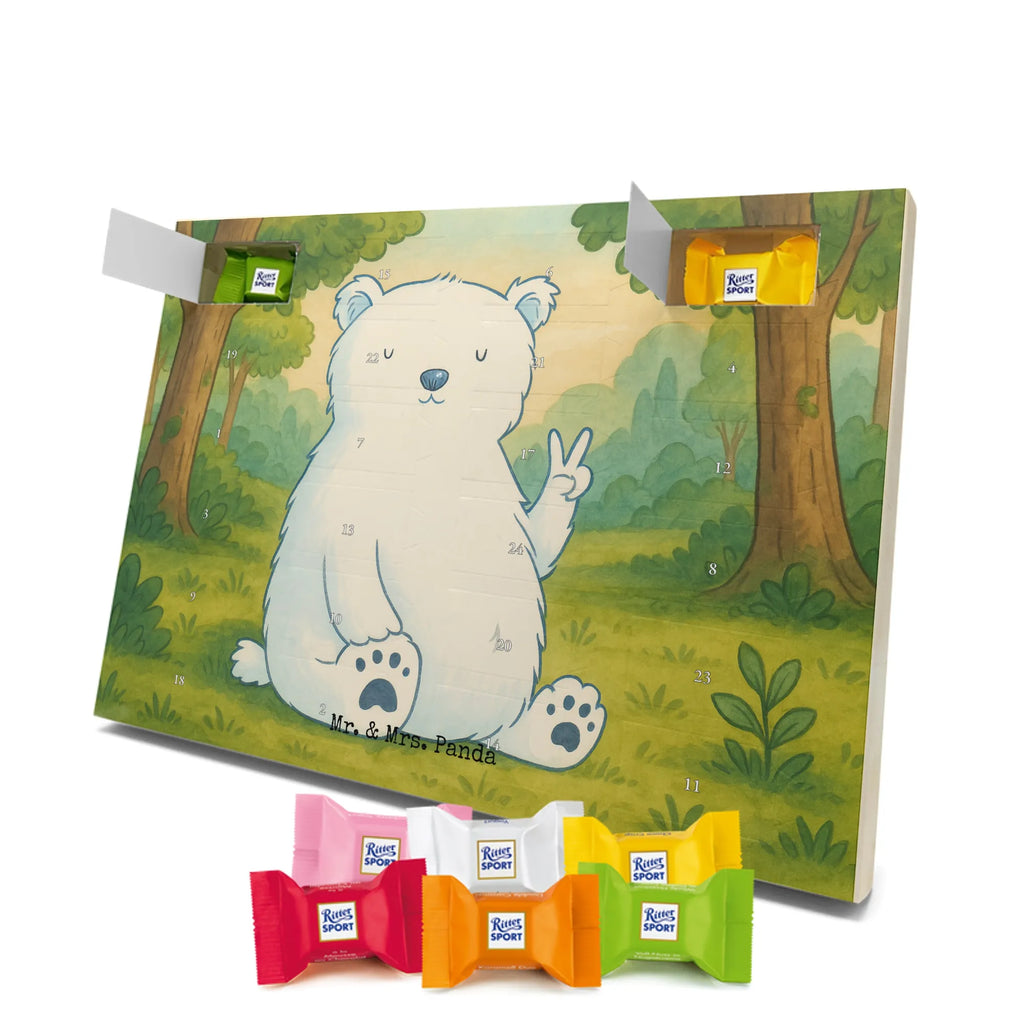 Chocolate advent calendar Icebear Lazy Design teddy bear, cuddly toy, office job, lazy, North Pole, work, relaxing, workplace, Polar bear