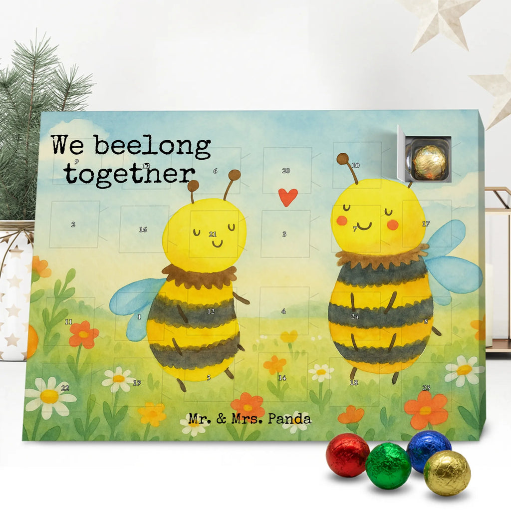 Chocolate advent calendar bee In love Design wasp, bumblebee