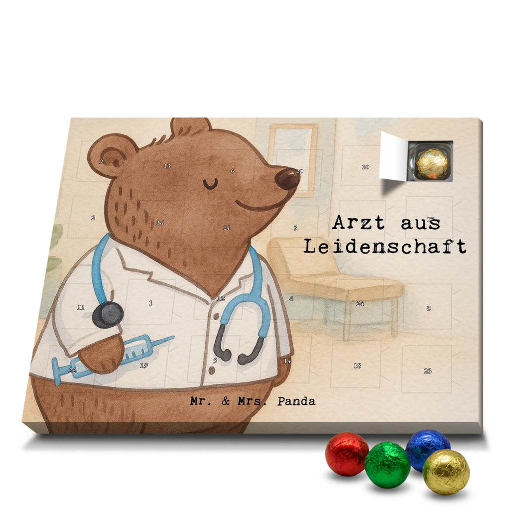 Chocolate advent calendar Doctor Passion Design gift, promotion, anniversary, retirement, sayings, job start, gift idea, best, farewell gift, profession, passing exam