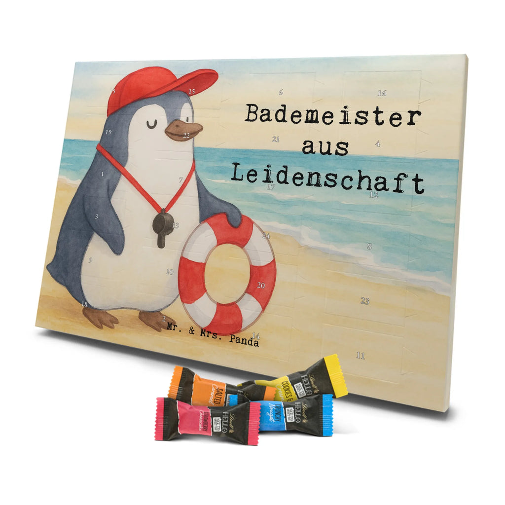 Chocolate advent calendar Lifeguard Passion Design gift, promotion, anniversary, retirement, sayings, job start, gift idea, best, farewell gift, profession, passing exam