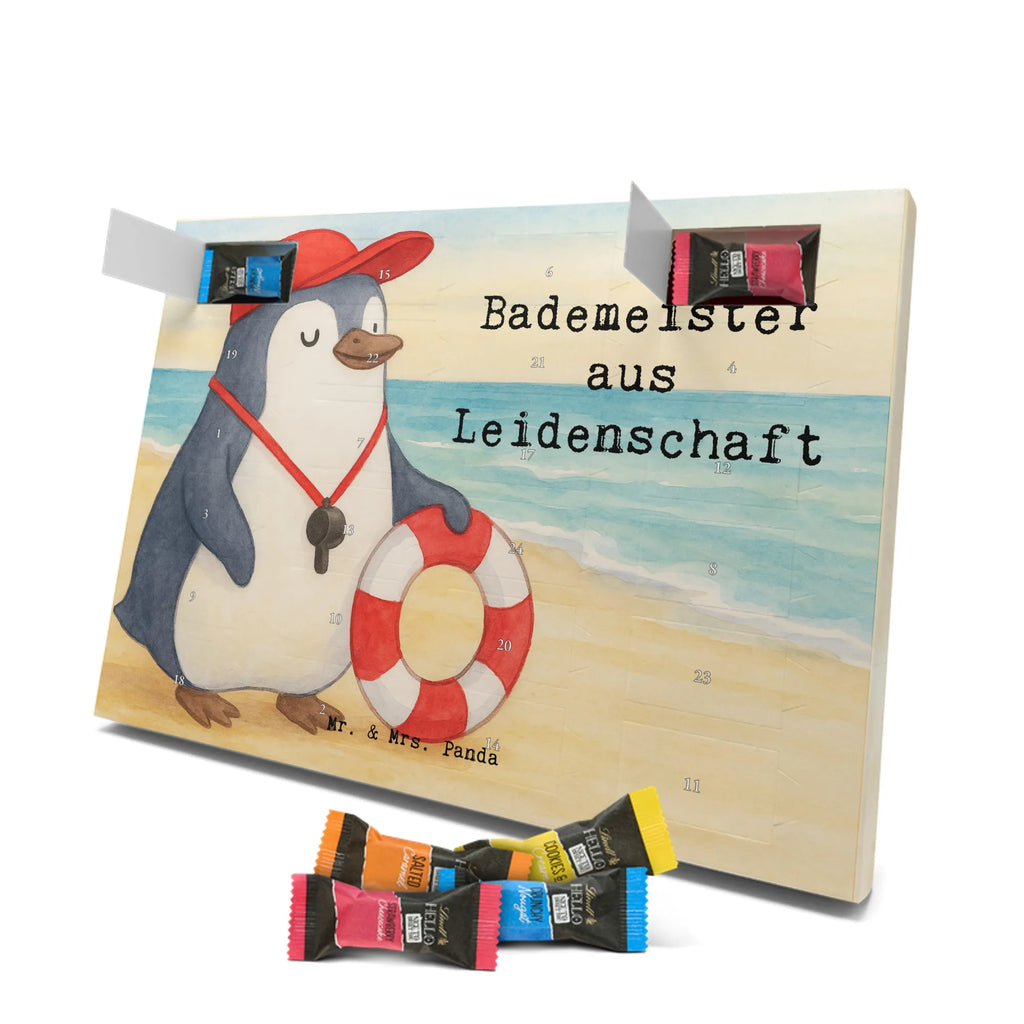 Chocolate advent calendar Lifeguard Passion Design gift, promotion, anniversary, retirement, sayings, job start, gift idea, best, farewell gift, profession, passing exam