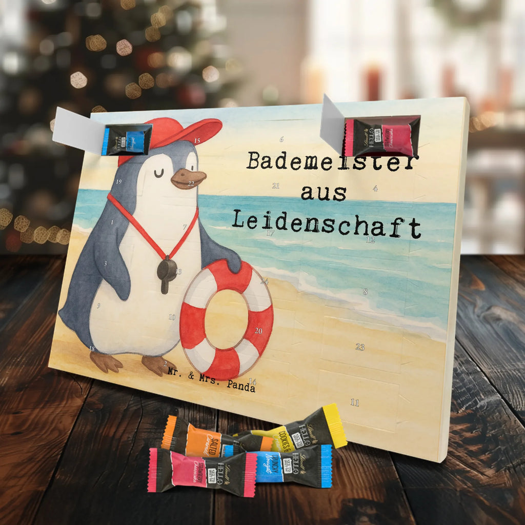 Chocolate advent calendar Lifeguard Passion Design gift, promotion, anniversary, retirement, sayings, job start, gift idea, best, farewell gift, profession, passing exam