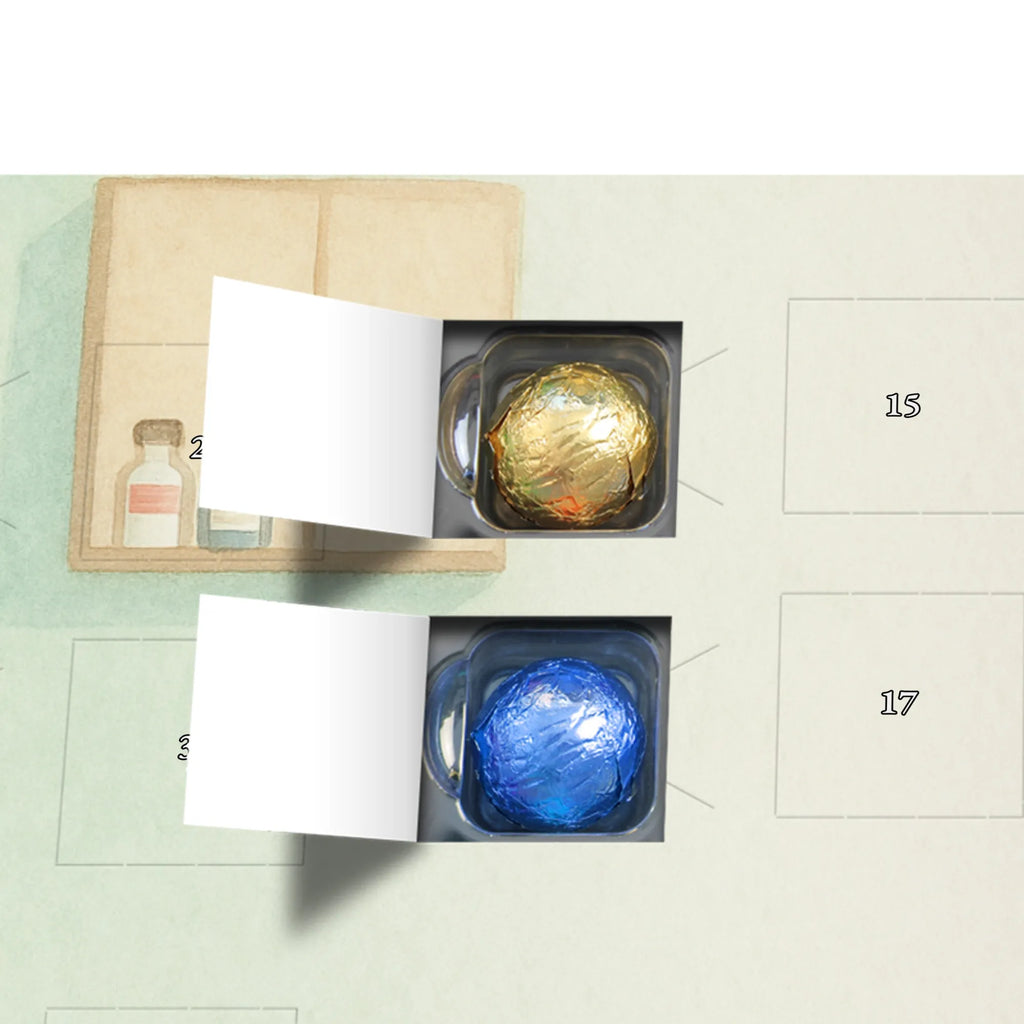 Chocolate advent calendar nursing assistant Passion Design gift, promotion, anniversary, retirement, sayings, job start, gift idea, best, farewell gift, profession, passing exam