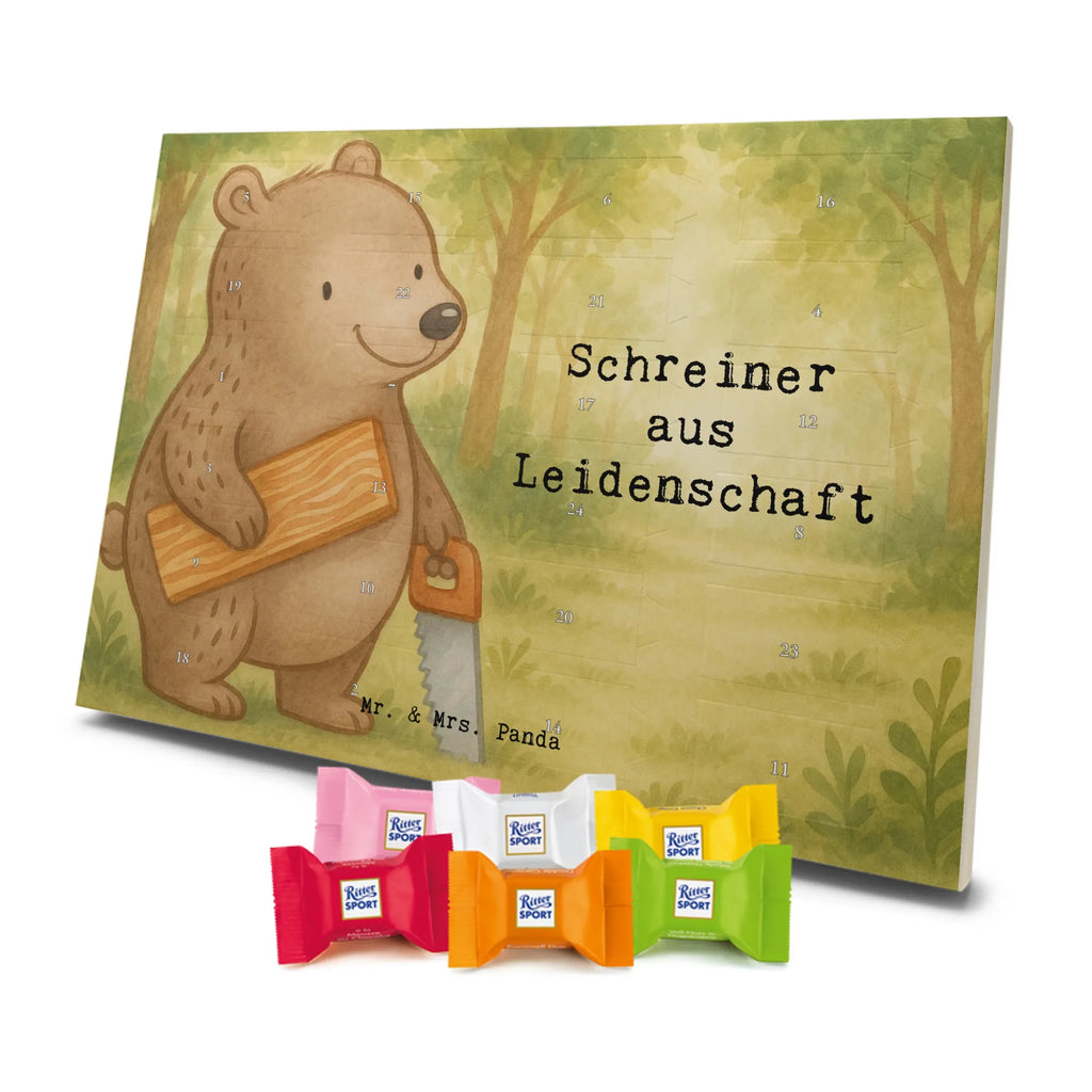 Chocolate advent calendar Carpenter Passion Design gift, promotion, anniversary, retirement, sayings, job start, gift idea, best, farewell gift, profession, passing exam