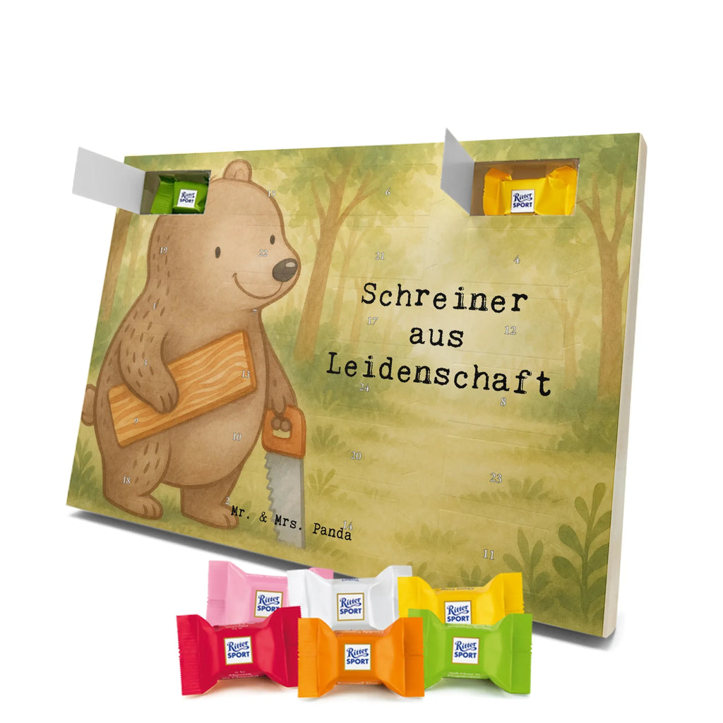 Chocolate advent calendar Carpenter Passion Design gift, promotion, anniversary, retirement, sayings, job start, gift idea, best, farewell gift, profession, passing exam