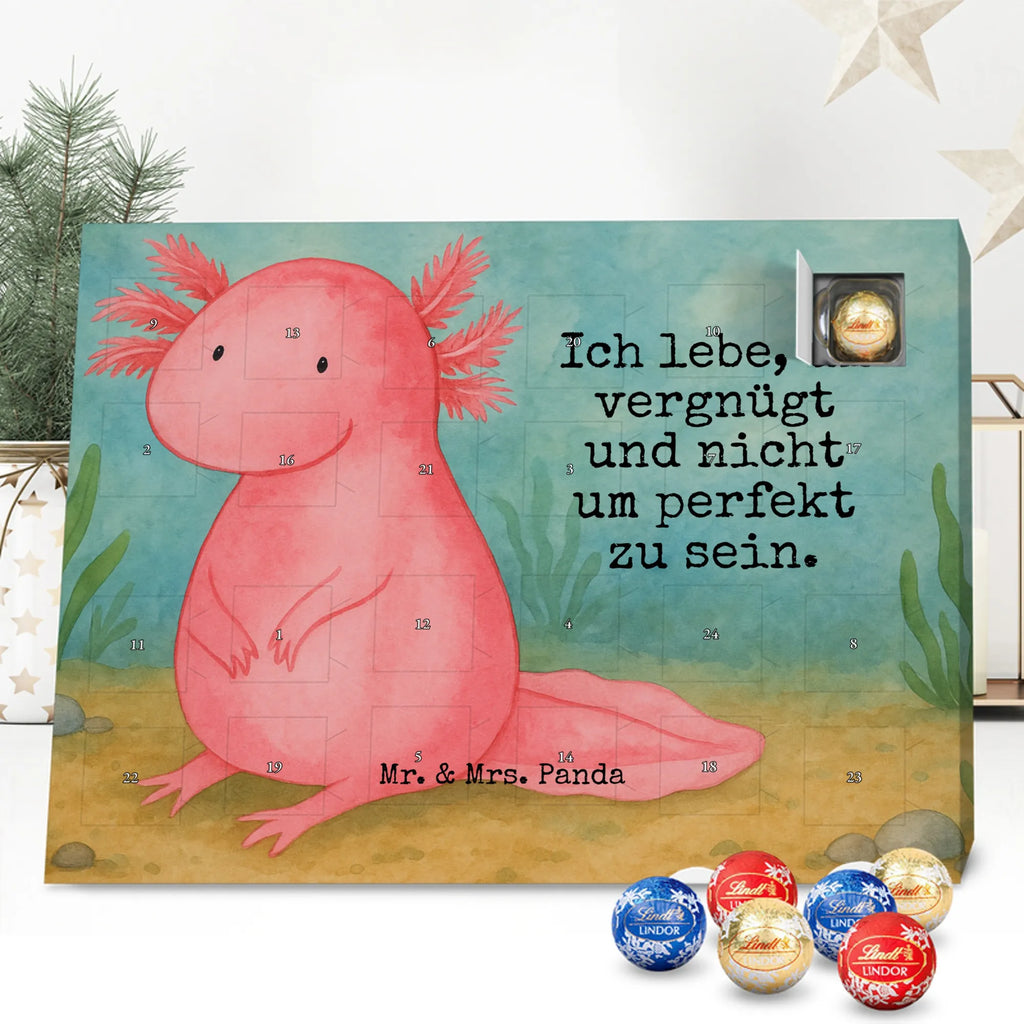 Chocolate advent calendar axolotl zero Design Axelotl, marine animals, Mexican walking fish, salamander, wisdom, worldly wisdom, contented, cheerful, lifestyle, girlfriend