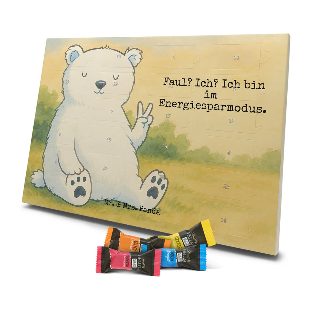 Chocolate advent calendar Icebear Lazy Design teddy bear, cuddly toy, office job, lazy, North Pole, work, relaxing, workplace, Polar bear