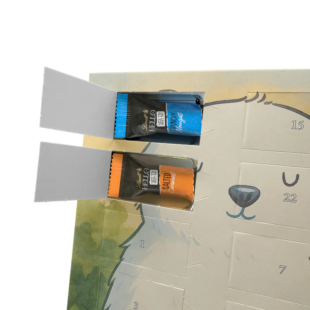 Chocolate advent calendar Icebear Lazy Design teddy bear, cuddly toy, office job, lazy, North Pole, work, relaxing, workplace, Polar bear