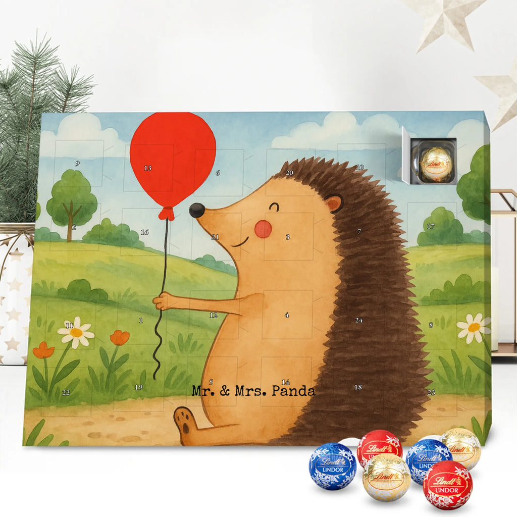 Chocolate advent calendar Hedgehog balloon Design card, gift ideas, gifts, small animals, cute, cute animal motives, hand drawn, funny sayings, good mood, special gifts, animal lover, Balloon, Birthday, Birthday Child