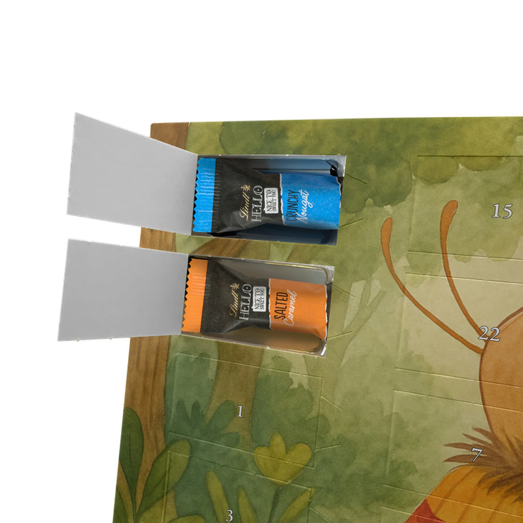 Chocolate advent calendar Moth flag Design card, gift ideas, gifts, small animals, cute, cute animal motives, hand drawn, funny sayings, good mood, special gifts, animal lover, Kitchen decoration, How much does the world cost, Moth, Beetle, Saying funny