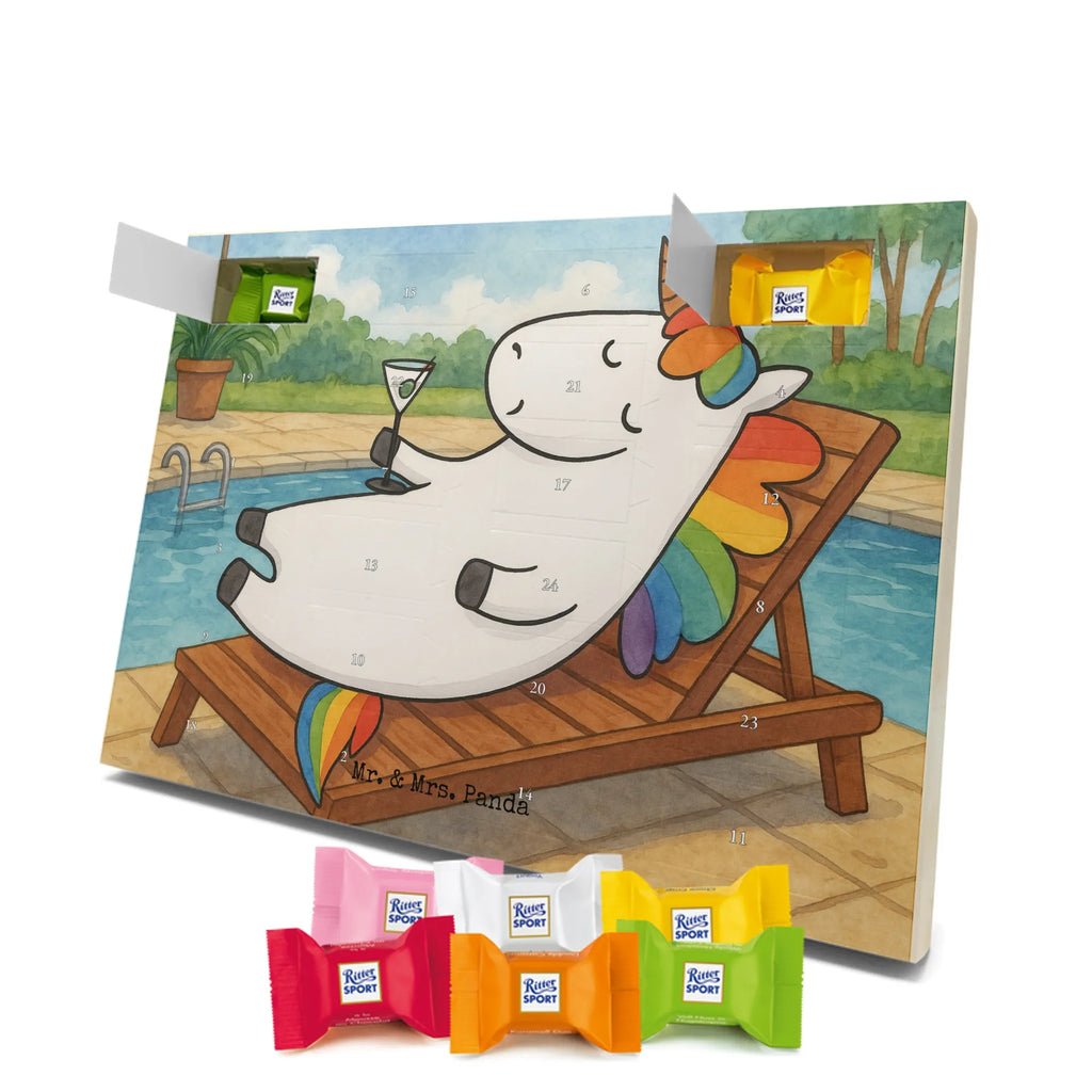 Chocolate advent calendar unicorn cocktail Design girlfriend present, girlfriend gift, birthday, fun, champagne, celebrating