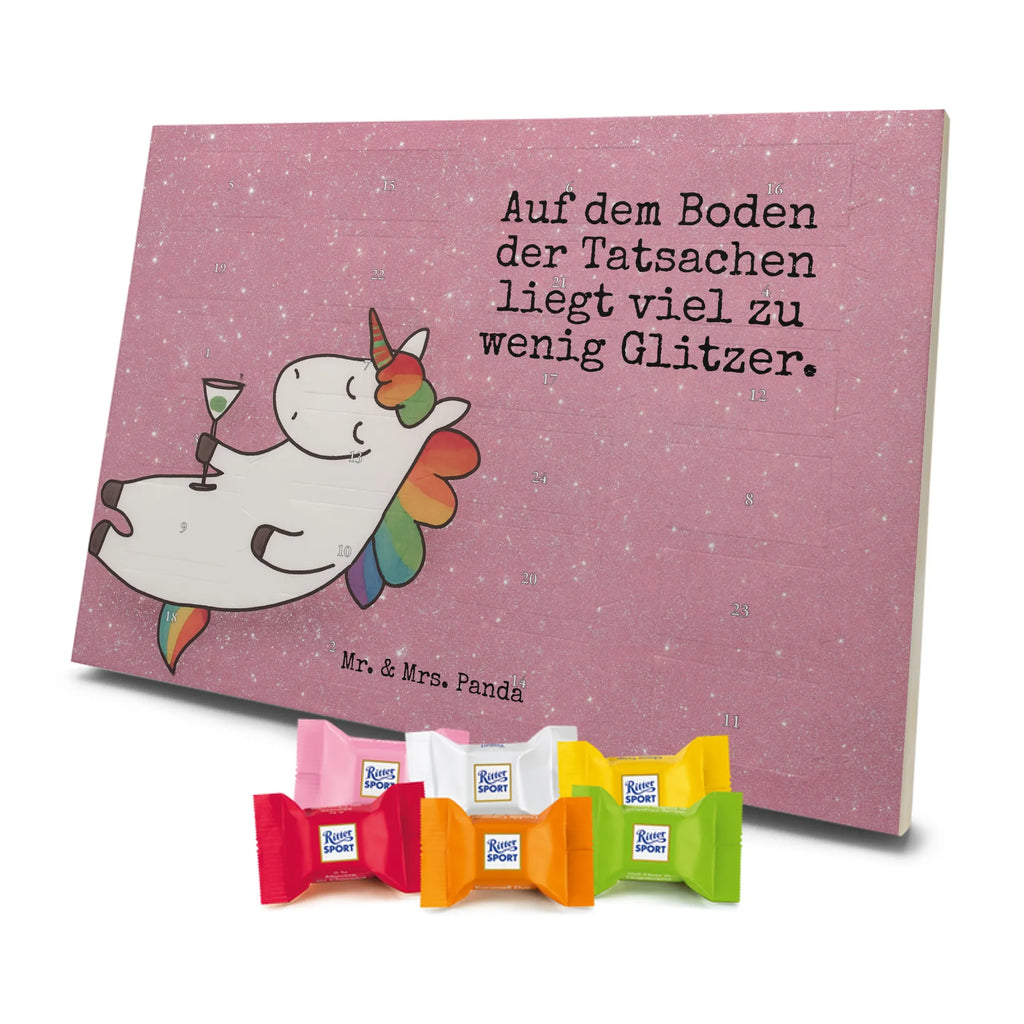 Chocolate advent calendar unicorn cocktail Design girlfriend present, girlfriend gift, birthday, fun, champagne, celebrating