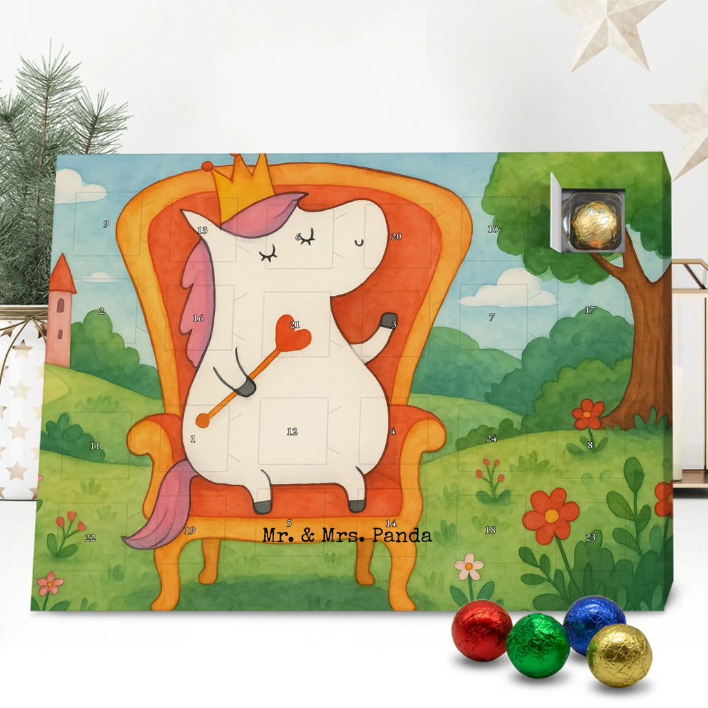 Chocolate advent calendar unicorn princess Design bff gift, girlfriend present, present, birthday gift, birthday, gift, unicornprincess