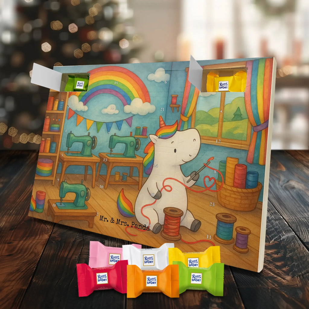 Chocolate advent calendar unicorn seamstress Design seamstress present, knitting, sew, sewing room, girlfriend, crochet, tinkering, seamstress gift