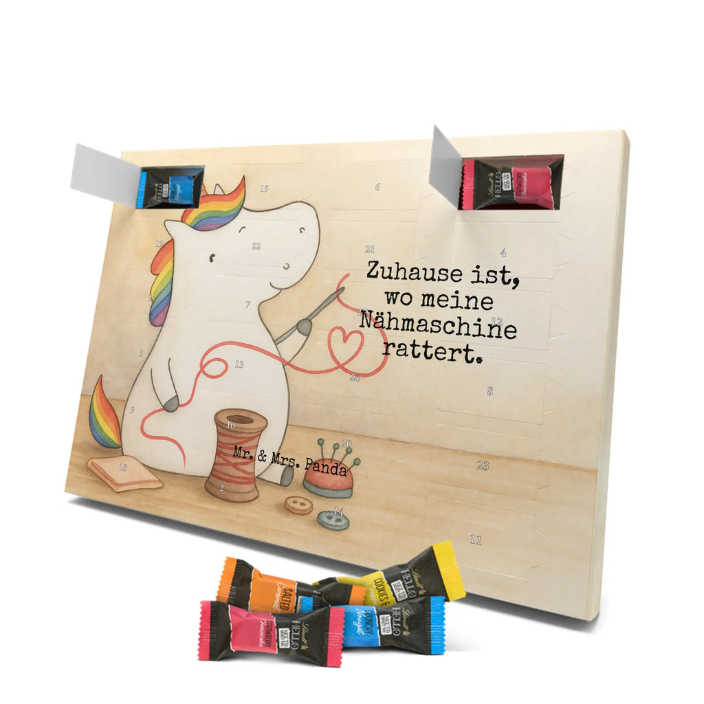 Chocolate advent calendar unicorn seamstress Design seamstress present, knitting, sew, sewing room, girlfriend, crochet, tinkering, seamstress gift