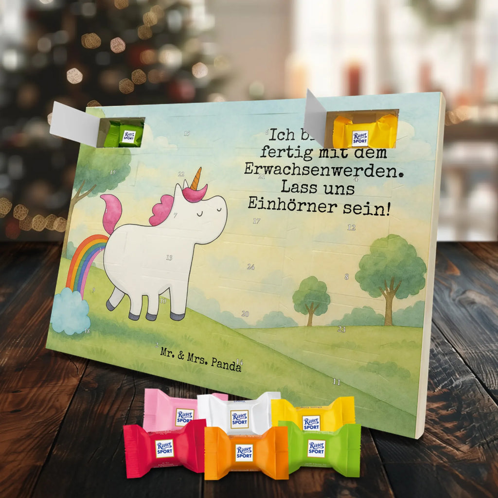 Chocolate advent calendar unicorn fart Design fart, unicorn fart, girlfriend gift, uniorn saying, fun, rainbow, present