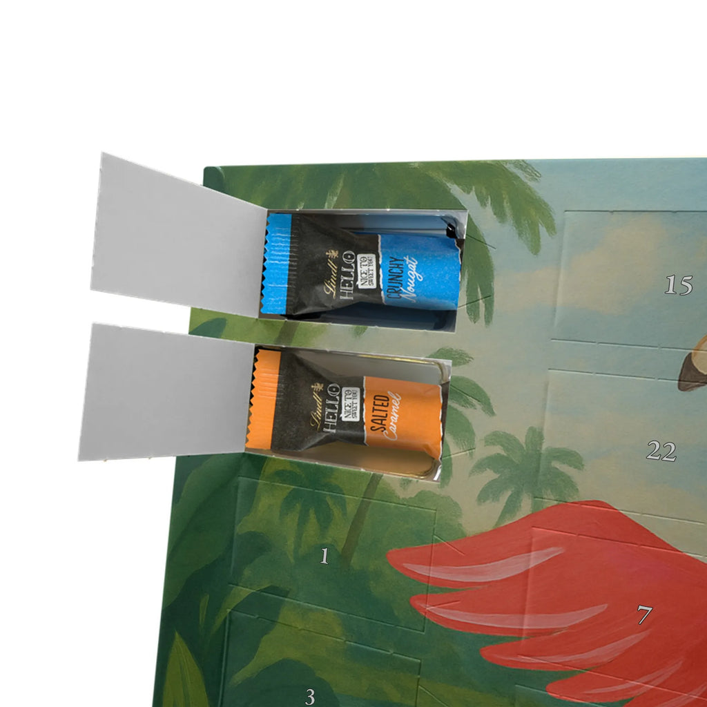 Chocolate advent calendar flamingo yoga Design children, gifts, gift idea, funny sayings, pink bird, bird of paradise, red, flamingo decoration, gift pink, adults, flamingo fans, vacation, unusual gifts in pink, pink gifts, girls gifts, small gifts, Caribbean feeling, relaxation, mindfulness, yoga exercise, bird, agitation, deep relaxation, anger