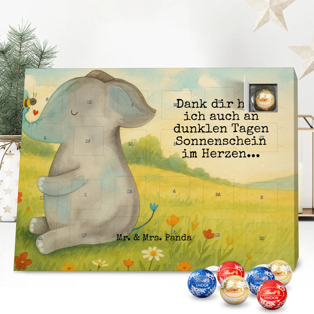 Chocolate advent calendar elephant bee Design card, gift ideas, gifts, small animals, cute, cute animal motives, hand drawn, funny sayings, good mood, special gifts, animal lover, anniversary, wedding gift, proof of love, marriage proposal, love saying, elephant, love gift
