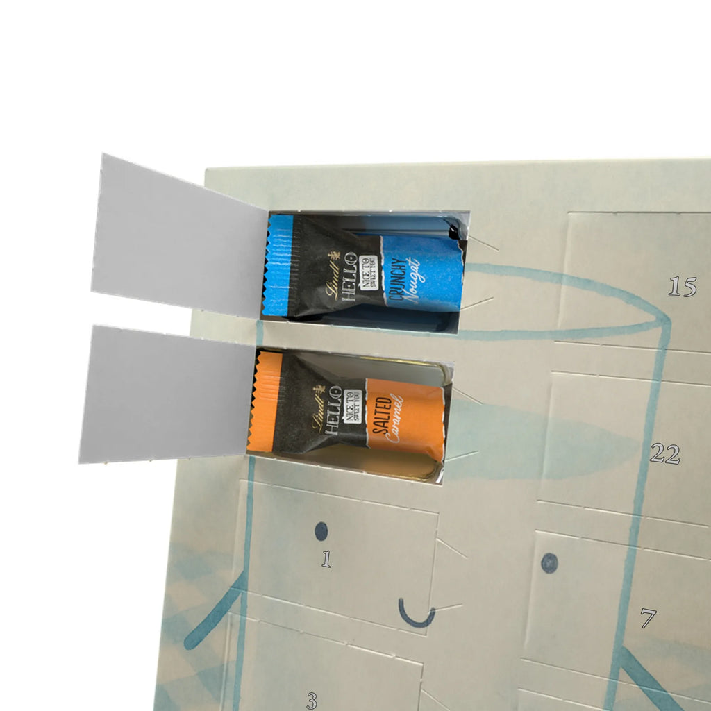 Chocolate advent calendar milk biscuit Design card, gift ideas, gifts, small animals, cute, cute animal motives, hand drawn, funny sayings, good mood, special gifts, animal lover, motif sweet, perfect couple, cookies, biscuit, invitation breakfast, romantic