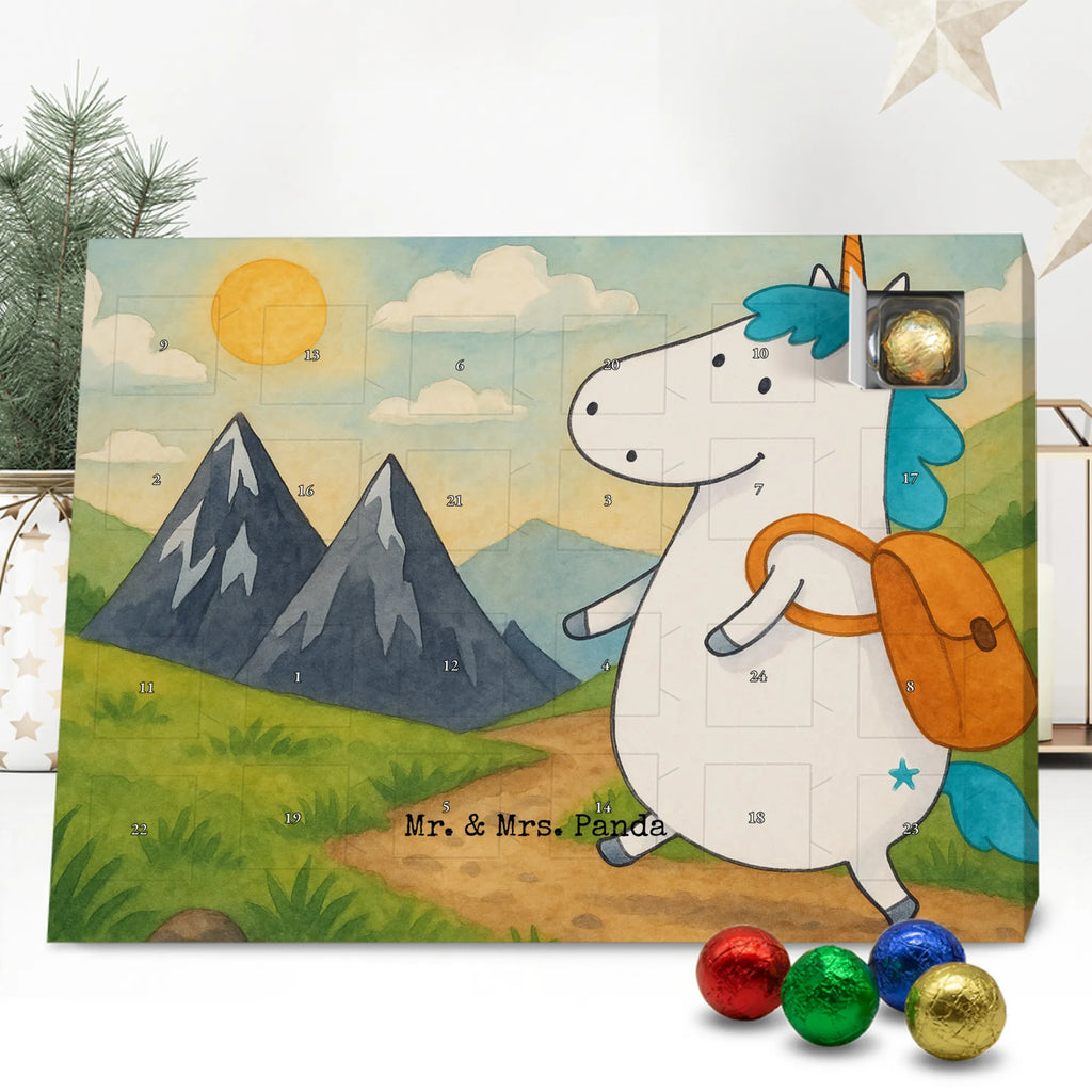 Chocolate advent calendar unicorn climber Design travel, world trip, mountaineer, adventure, mountains, adventurer, vacation, explorer, world traveler