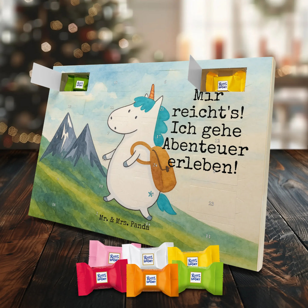 Chocolate advent calendar unicorn climber Design travel, world trip, mountaineer, adventure, mountains, adventurer, vacation, explorer, world traveler