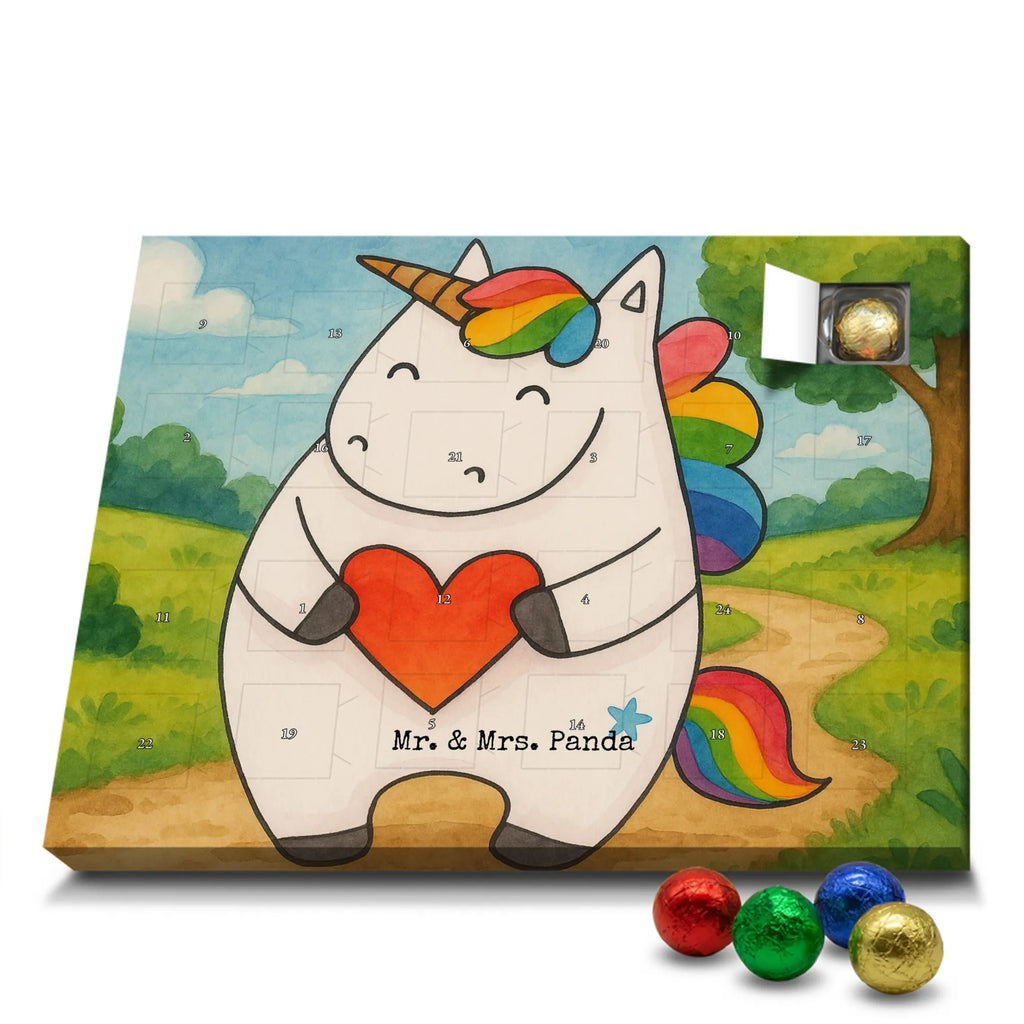 Chocolate advent calendar unicorn Heart Design different, heart, girlfriend present, girlfriend gift, bad girl, evil