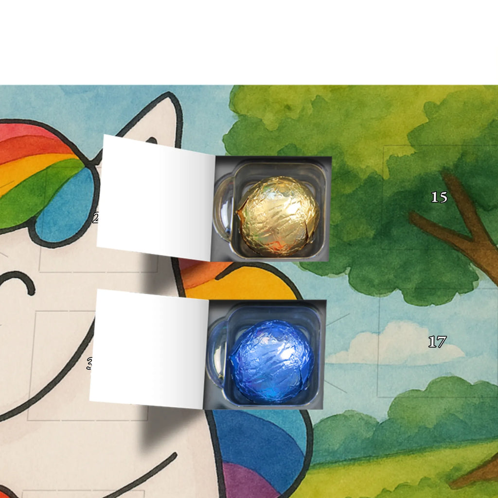 Chocolate advent calendar unicorn Heart Design different, heart, girlfriend present, girlfriend gift, bad girl, evil