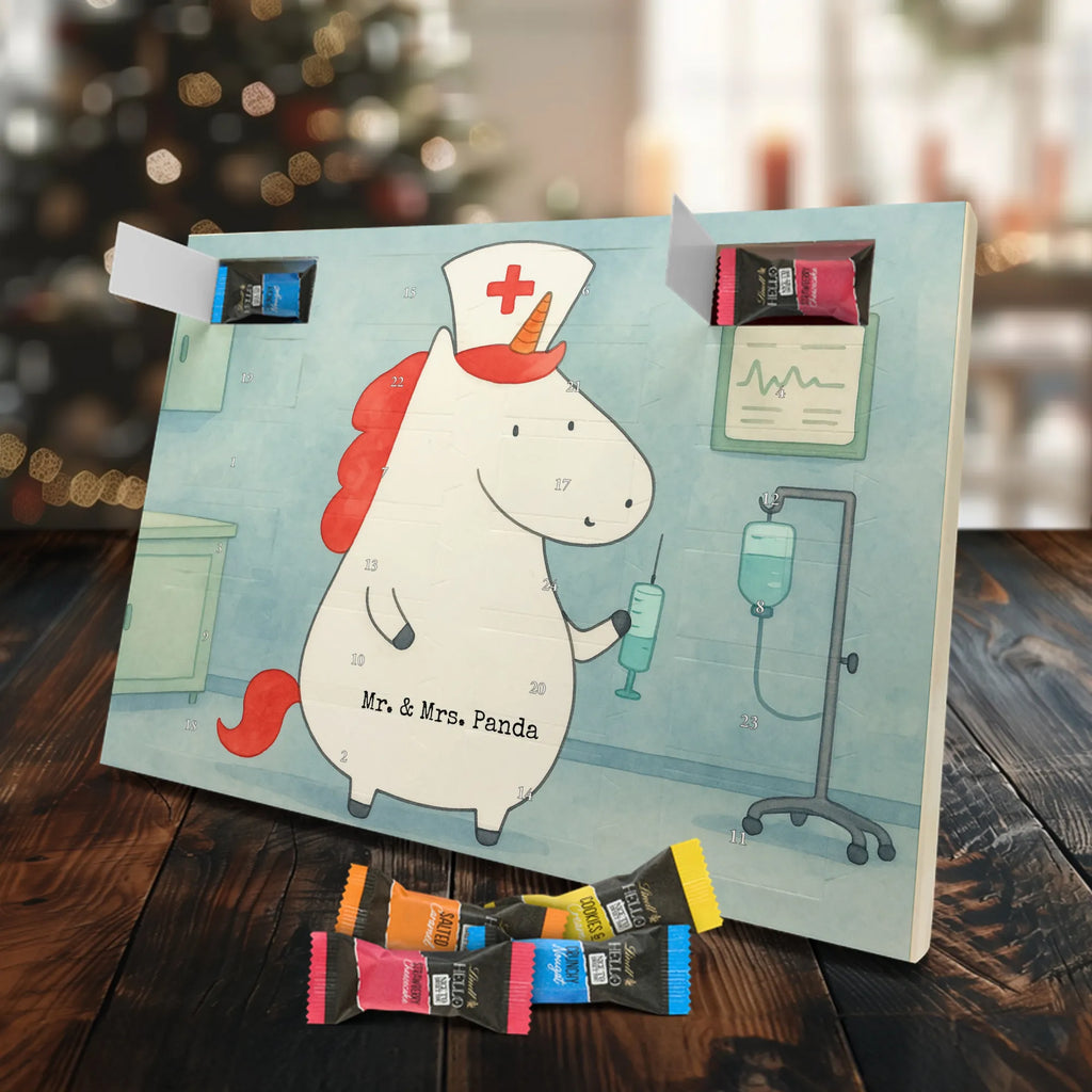 Chocolate advent calendar unicorn Nurse Design doctor gift, nurse thank you, hospital, nurse gift