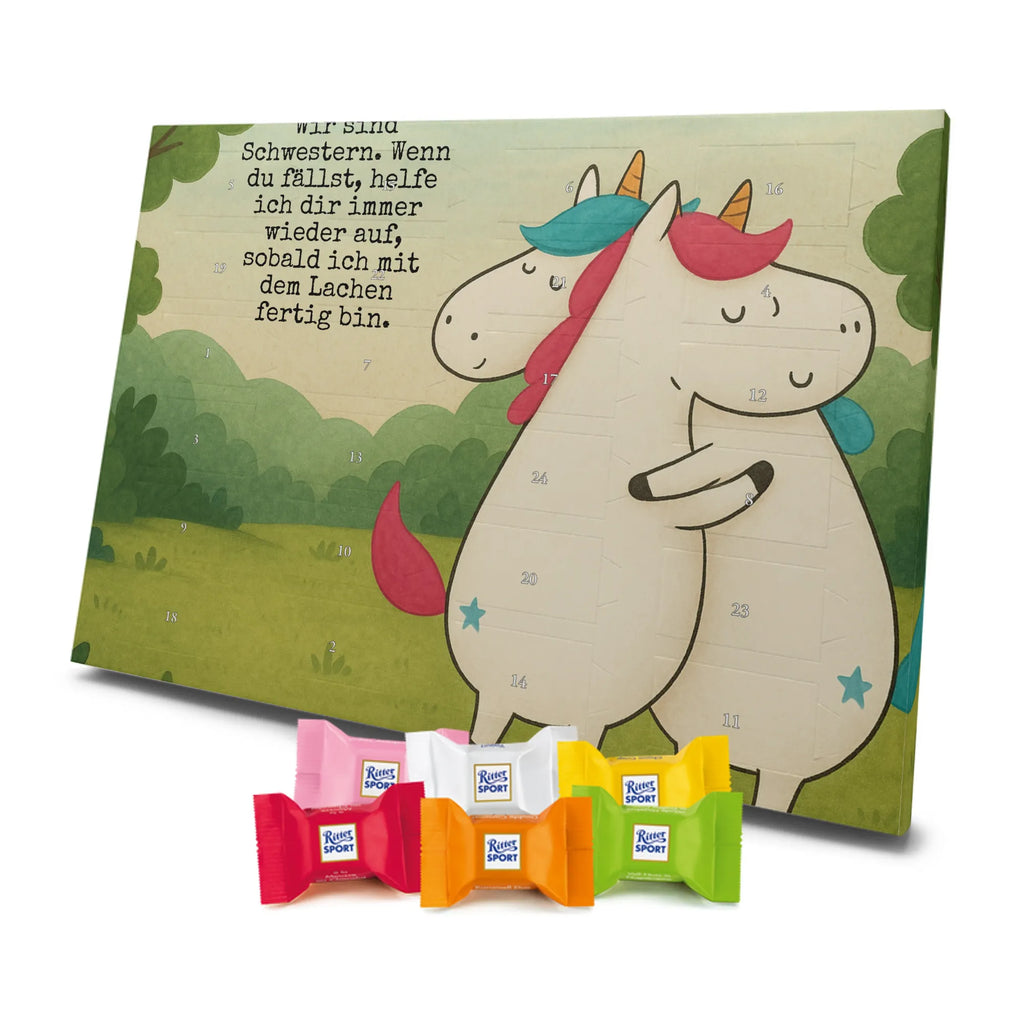 Chocolate advent calendar unicorns Embrace Design Sisters, Siblings, Girlfriends