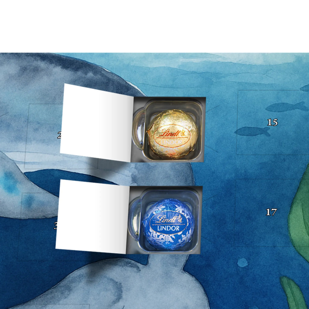 Chocolate advent calendar whale tuna Design card, gift ideas, gifts, small animals, cute, cute animal motives, hand drawn, funny sayings, good mood, special gifts, animal lover, tuna, word joke funny, choice, joke, saying funny, flat joke, whale, flat joke gift, saying of the day