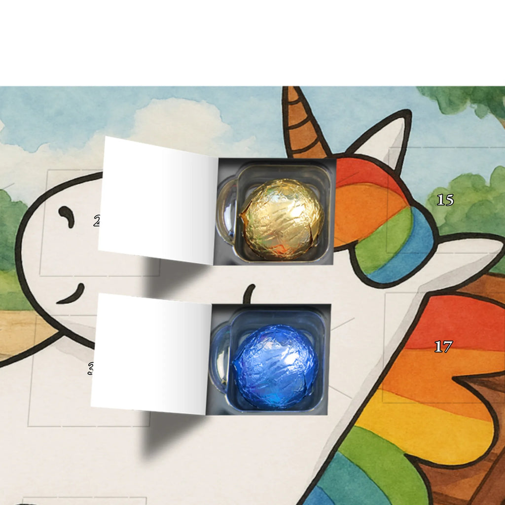 Chocolate advent calendar unicorn cocktail Design girlfriend present, girlfriend gift, birthday, fun, champagne, celebrating