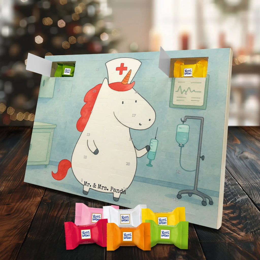 Chocolate advent calendar unicorn Nurse Design doctor gift, nurse thank you, hospital, nurse gift