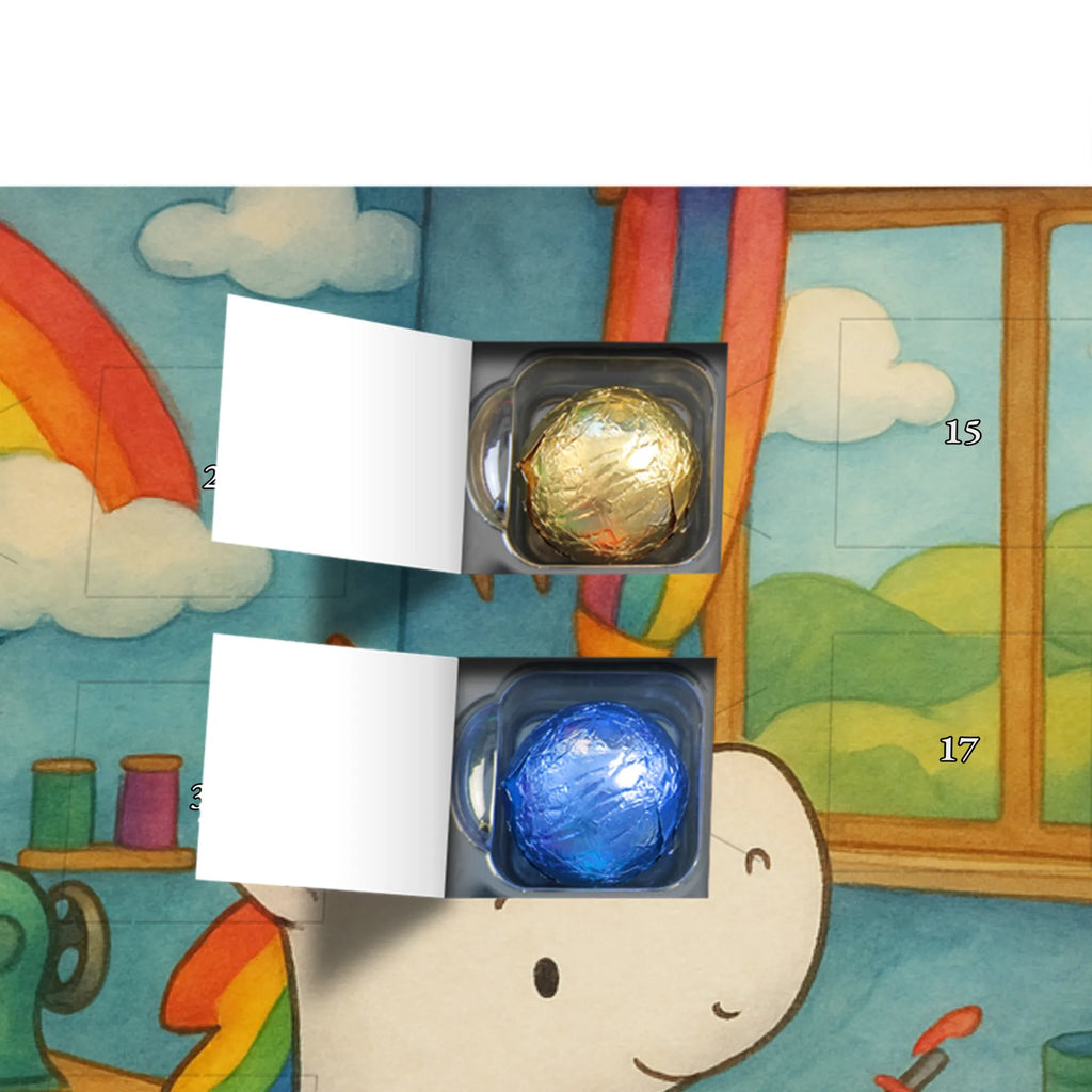 Chocolate advent calendar unicorn seamstress Design seamstress present, knitting, sew, sewing room, girlfriend, crochet, tinkering, seamstress gift