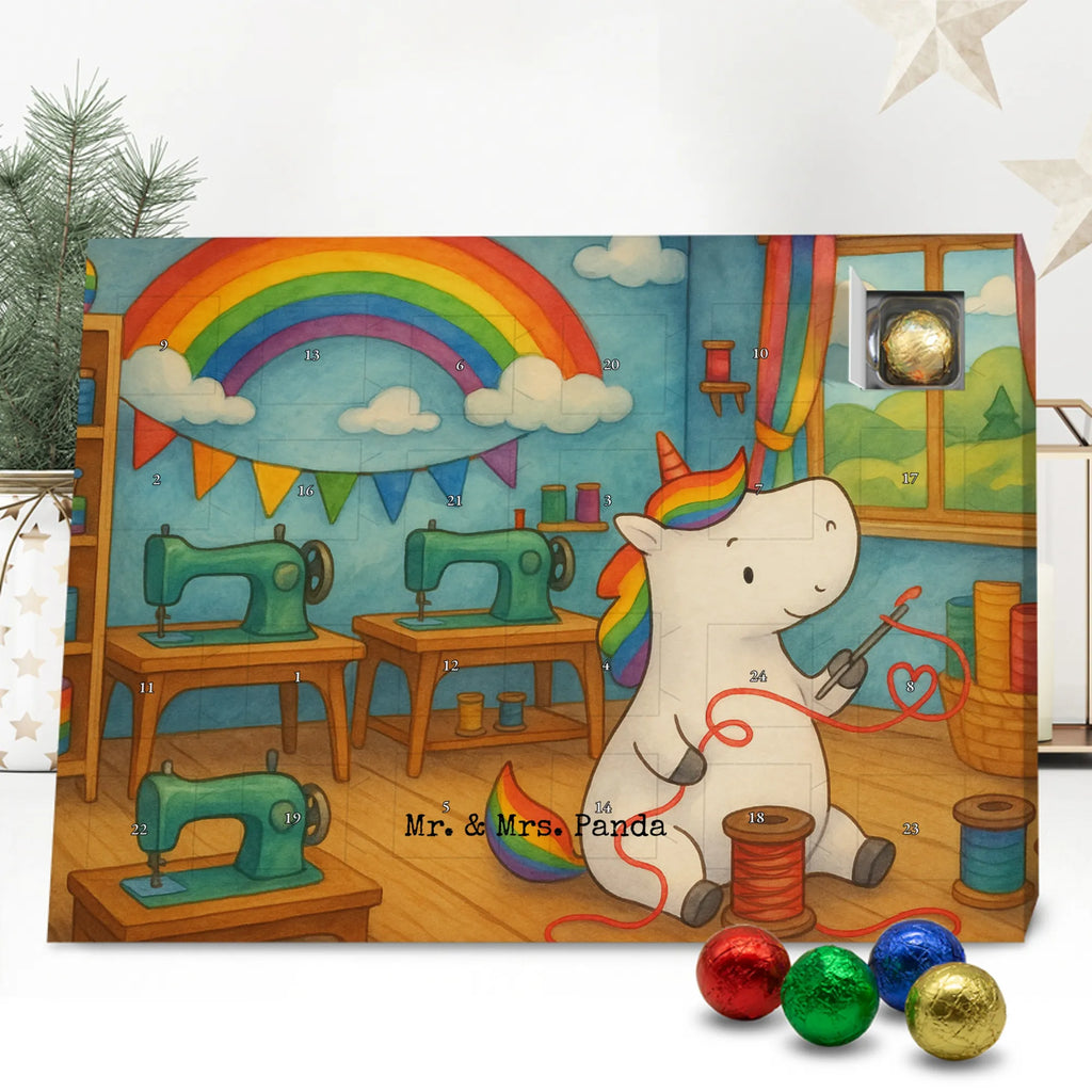 Chocolate advent calendar unicorn seamstress Design seamstress present, knitting, sew, sewing room, girlfriend, crochet, tinkering, seamstress gift