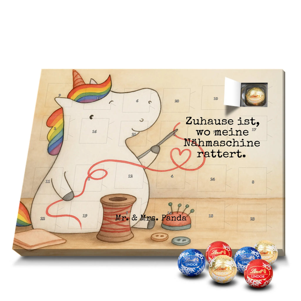 Chocolate advent calendar unicorn seamstress Design seamstress present, knitting, sew, sewing room, girlfriend, crochet, tinkering, seamstress gift