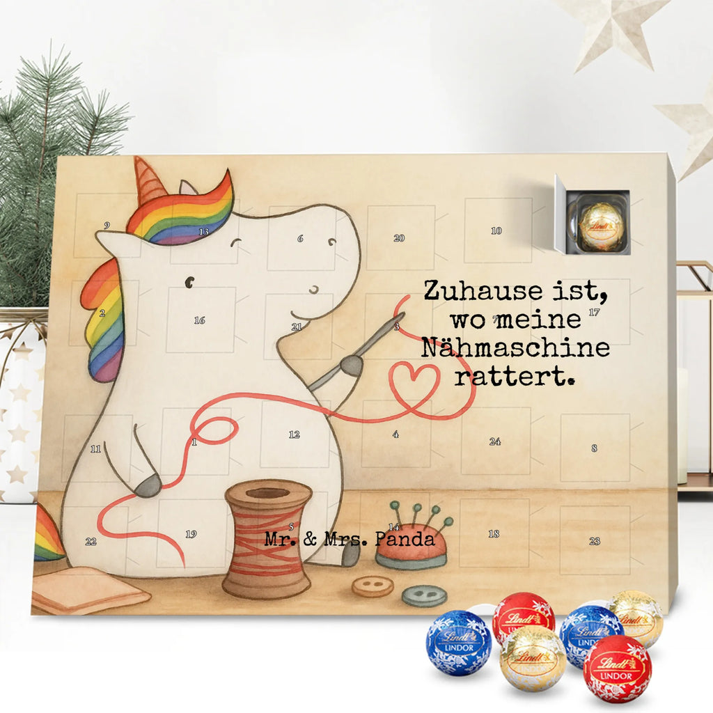 Chocolate advent calendar unicorn seamstress Design seamstress present, knitting, sew, sewing room, girlfriend, crochet, tinkering, seamstress gift
