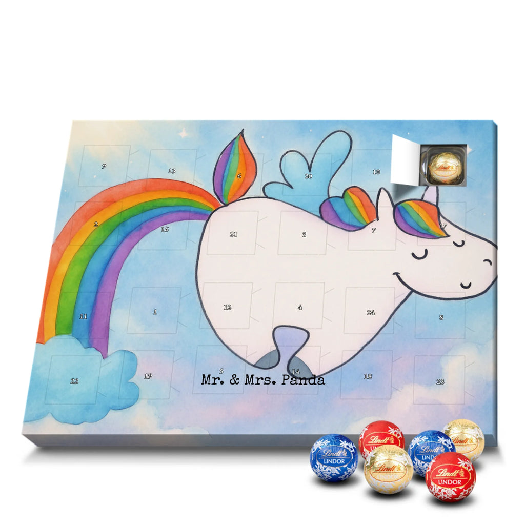 Chocolate advent calendar unicorn Pegasus Design saying fun, growing up, pegasus, playing, unicorn love, reality, rainbow