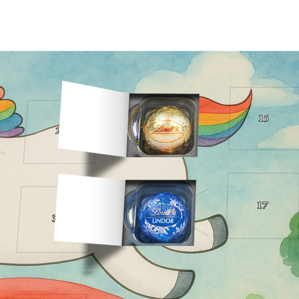 Chocolate advent calendar unicorn rainbow Design unicorn highway, rainbow, unicornpower, unicorn car, expressway, unicorn love, gift, birthday present