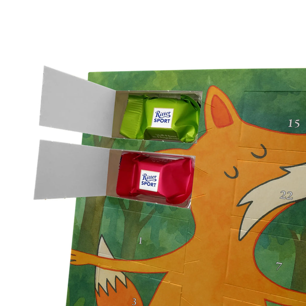 Chocolate advent calendar Fox ballerina Design animal lover, foxes, forest wildlife, clever as a fox, vixen, dancer, invitation, birthday, fox saying, dancing, ballet