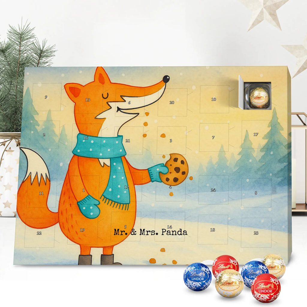 Chocolate advent calendar Fox biscuit Design animal lover, foxes, forest wildlife, clever as a fox, cookies, baking saying, kitchen decoration, christmas time, christmas present