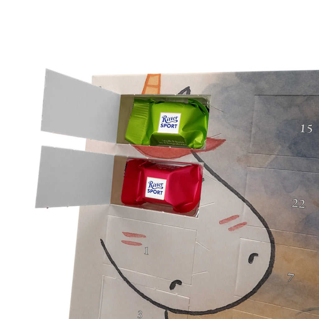 Chocolate advent calendar unicorn Fury Design reality, stupid questions, colleg gift, work, angry, office gift, listless, announcement