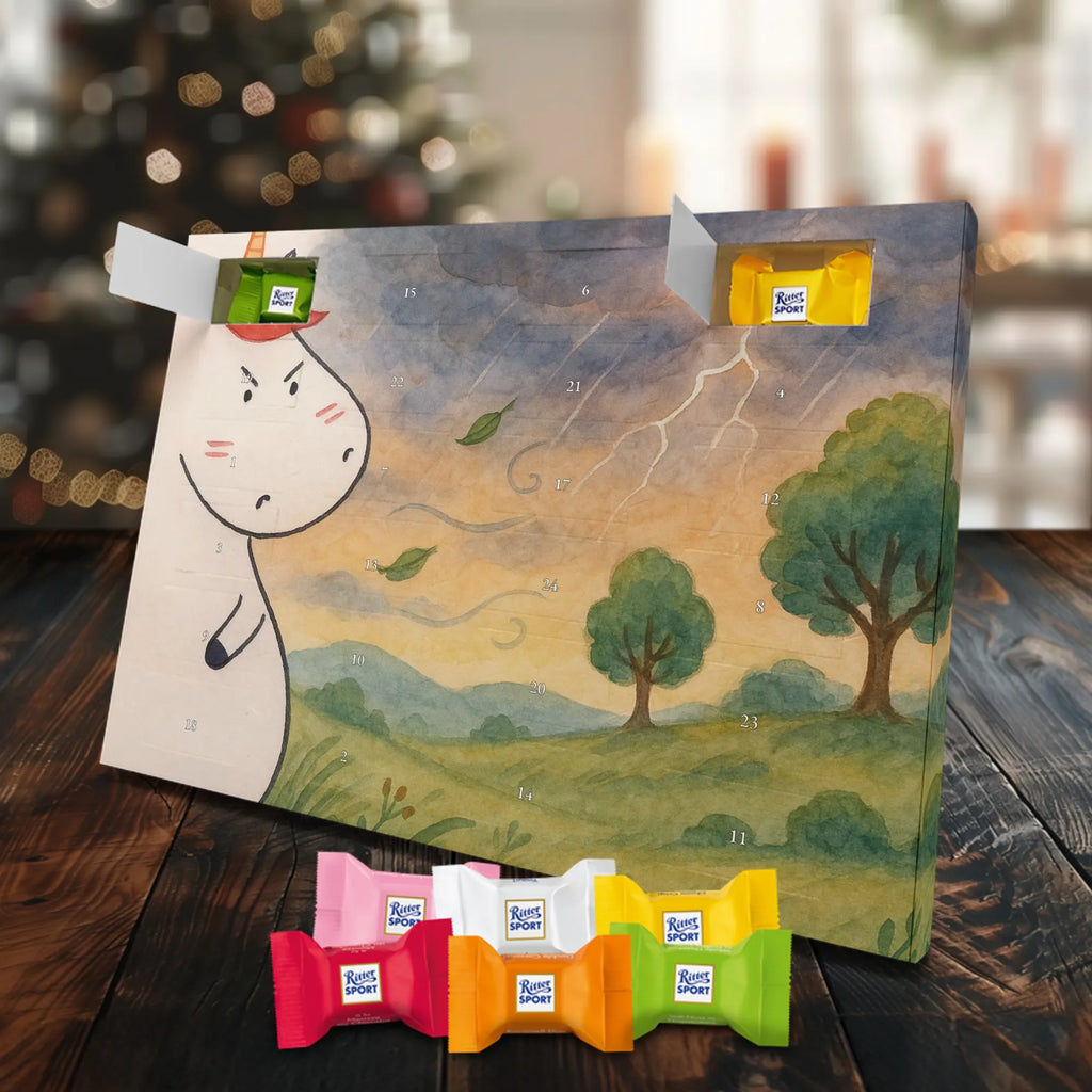 Chocolate advent calendar unicorn Fury Design reality, stupid questions, colleg gift, work, angry, office gift, listless, announcement