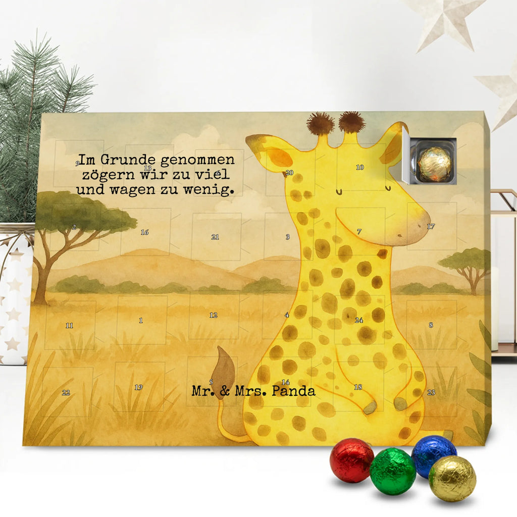 Chocolate advent calendar giraffe Satisfied Design Africa, Adventure