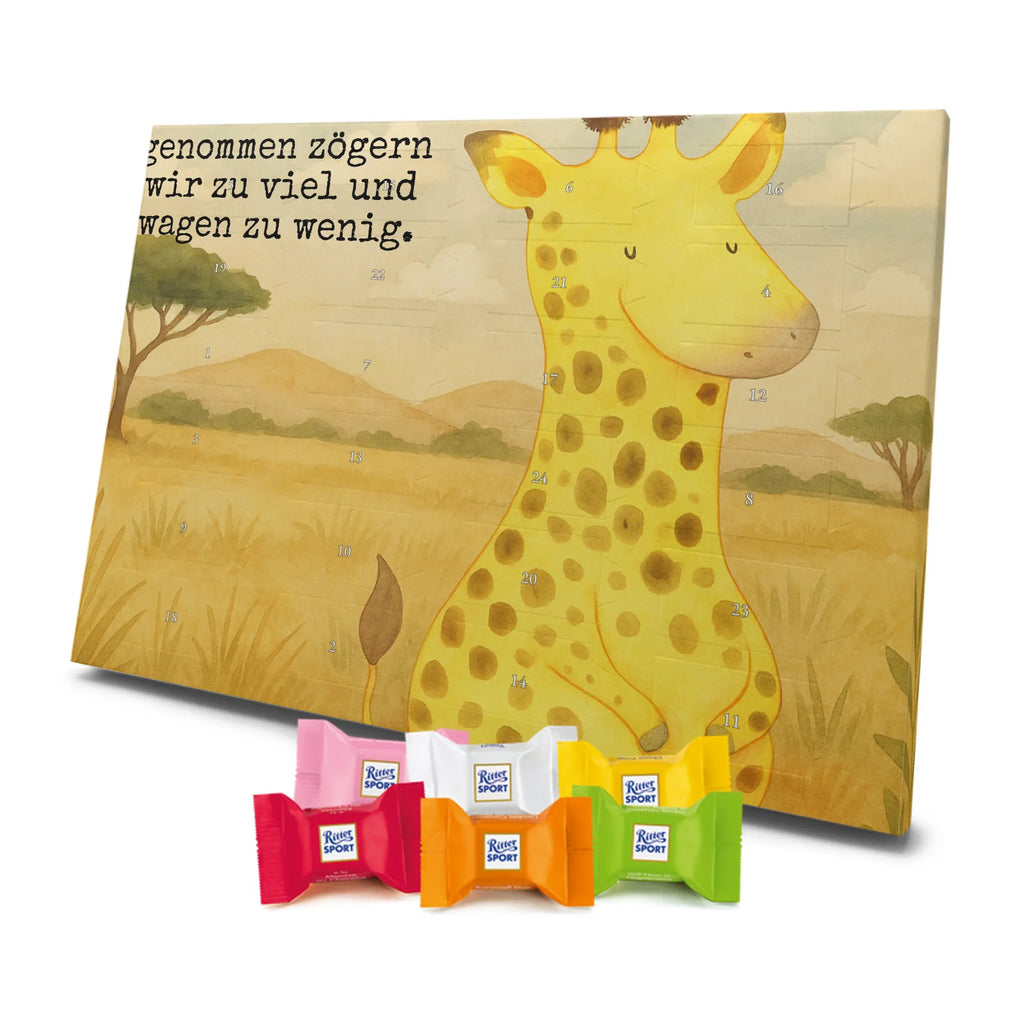 Chocolate advent calendar giraffe Satisfied Design Africa, Adventure