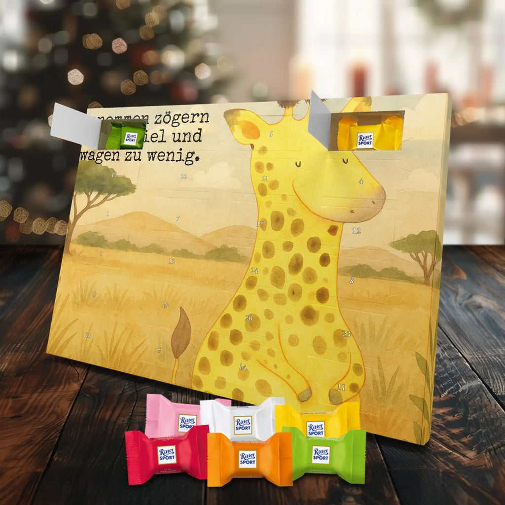 Chocolate advent calendar giraffe Satisfied Design Africa, Adventure