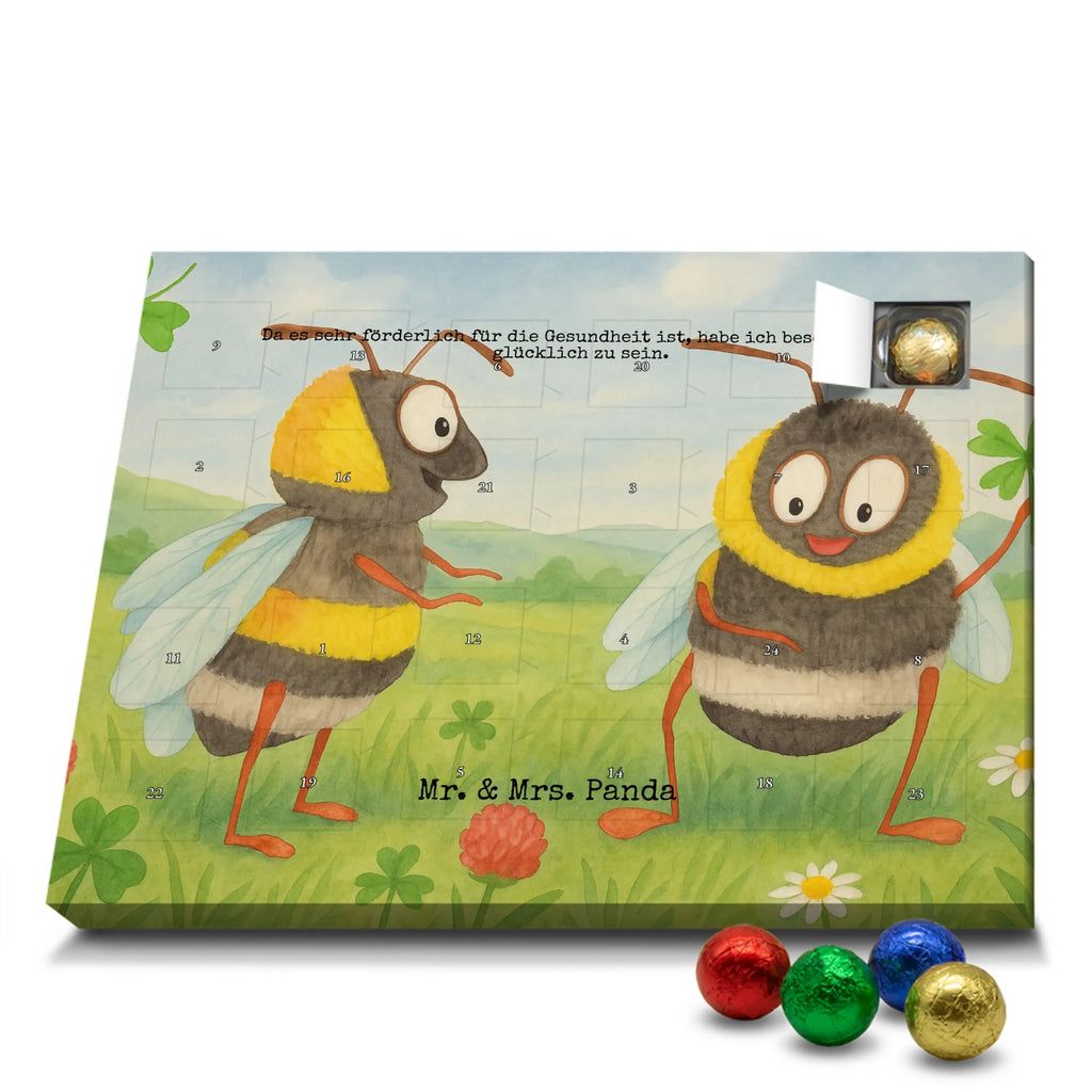 Chocolate advent calendar bumblebees shamrock Design card, gift ideas, gifts, small animals, cute, cute animal motives, hand drawn, funny sayings, good mood, special gifts, animal lover, bumblebee, saying happy, saying positive, saying beautiful, bee decoration, be happy, become happy
